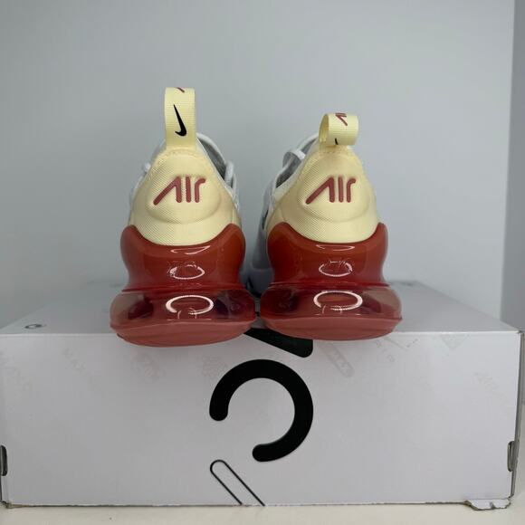 Nike Air Max 270 White/Pale Ivory Muslin Size 6 Women - Picture 6 of 8